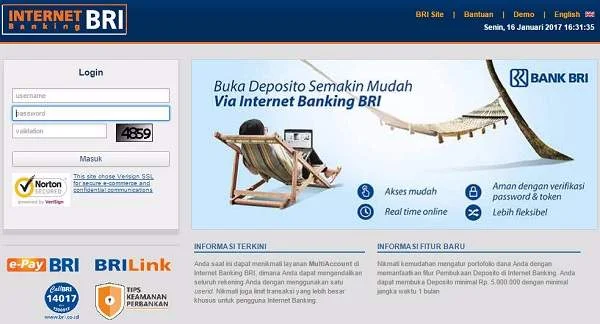 Cara Daftar SMS Banking dan Internet Banking BRI Melalui Mesin ATM