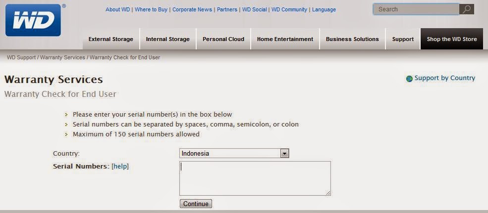 write all the things: Cara Cek Garansi Hardisk WD