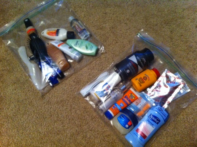 emergency toiletry kit