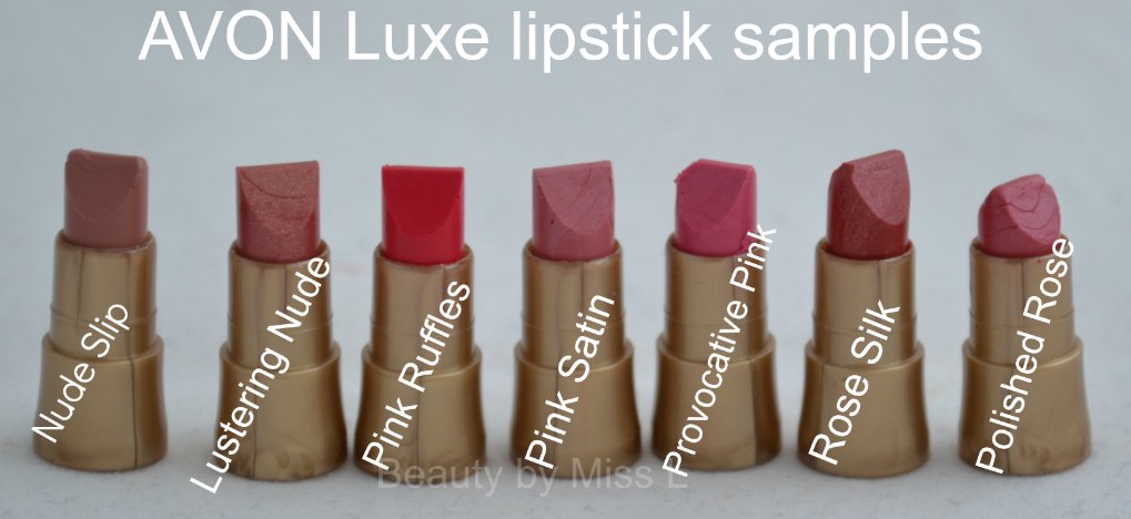 Danger stitch slave AVON Luxe Lipstick swatches and review - Beauty by Miss L