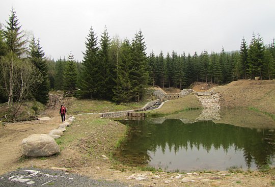 Ujęcie wody na potoku Kamienna.
