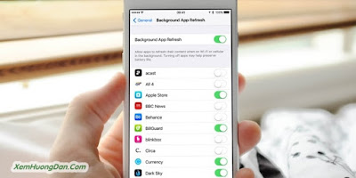 Cách tăng tốc điện thoại iphone Cach tang toc dien thoai iphone