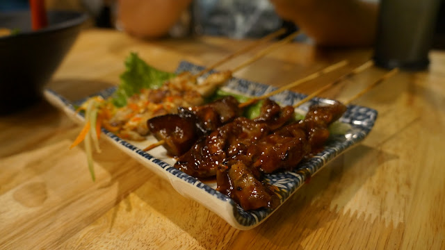 Taichan, Beef BBQ, Shitake Mushroom di Shinjuku Japanese Street Food Pontianak