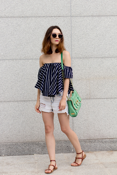 off the shoulder top, casual and couture, korean fashion, korean style