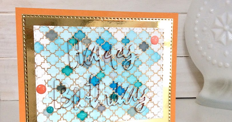 Frankie Helps Craft: Happy Birthday Mosaic