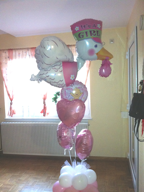 Ballon Bouquet für eine Geburt