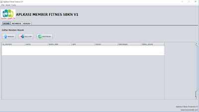 Aplikasi Member Fitnes Freezone V1