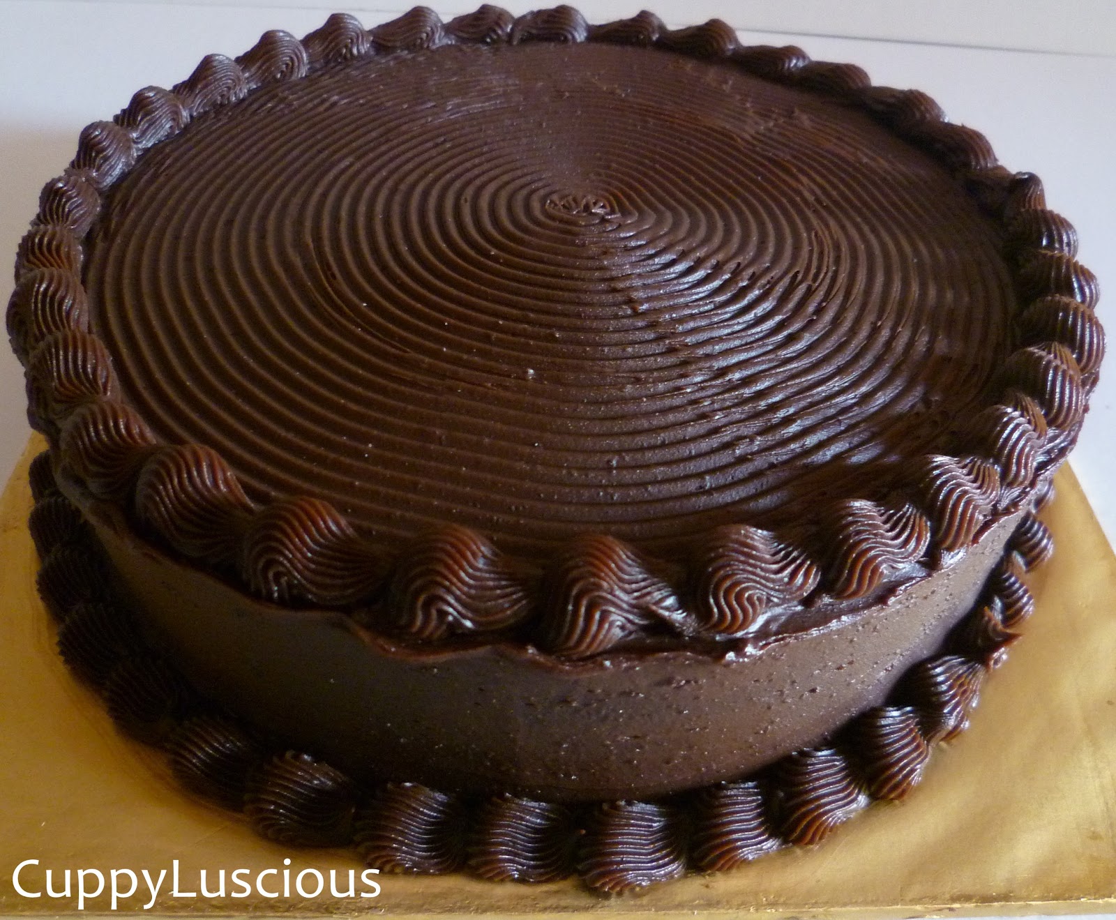 CUPPYLUSCIOUS AMERICAN CHOCOLATE CAKE