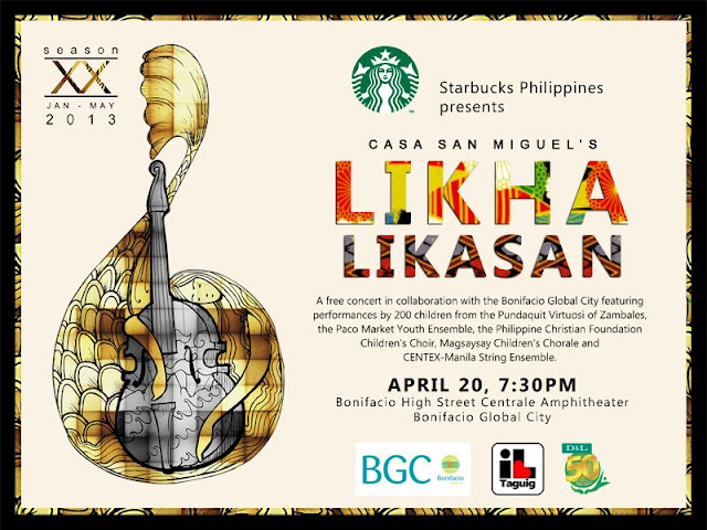 Starbucks Presents LIKHA LIKASAN concert for free. - Blog for Tech ...