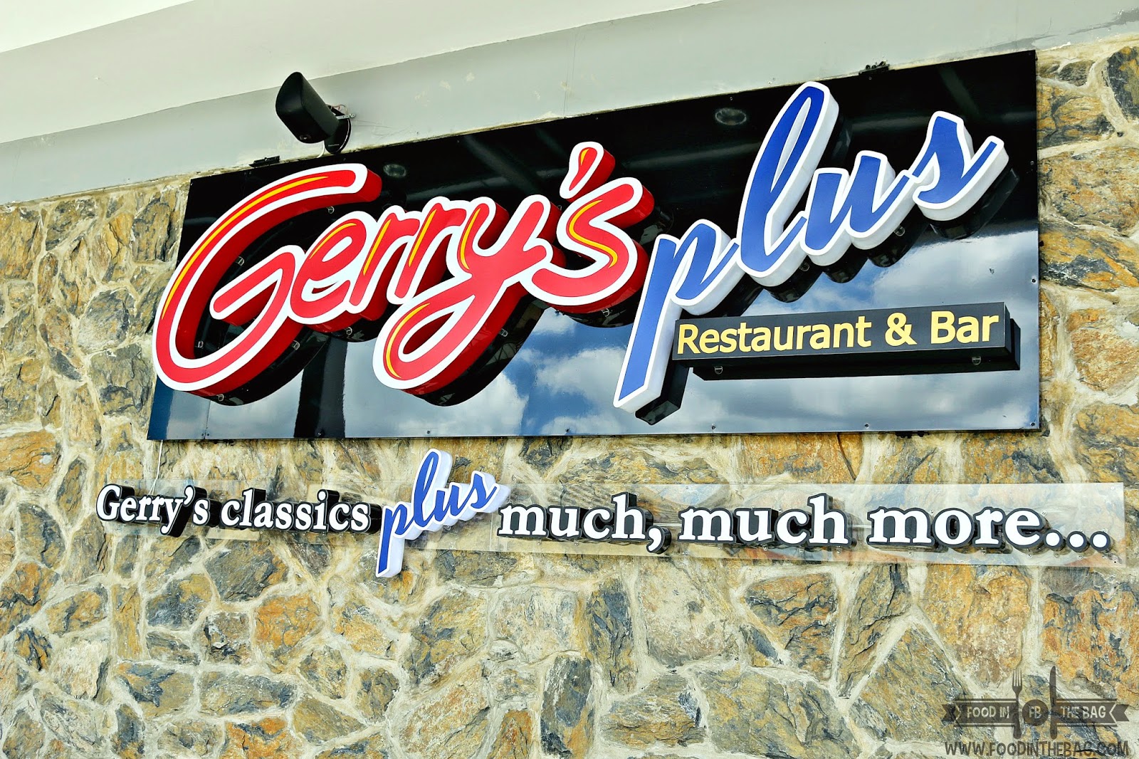 GERRY'S PLUS A new version of GERRY'S GRILL. Food In The Bag