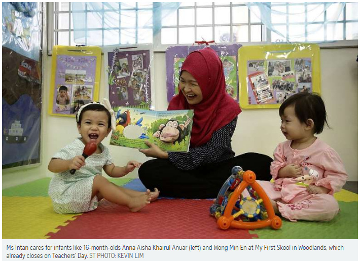 If Only Singaporeans Stopped to Think Call for preschool teachers to
