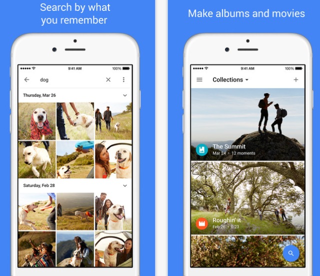 Aplicación Google Fotos obten almacenamiento ilimitado de imágenes y de videos