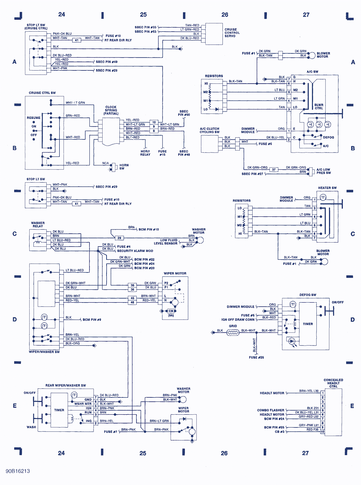 98 Dodge Ram Headlight Wiring Diagram Images | Wiring Collection