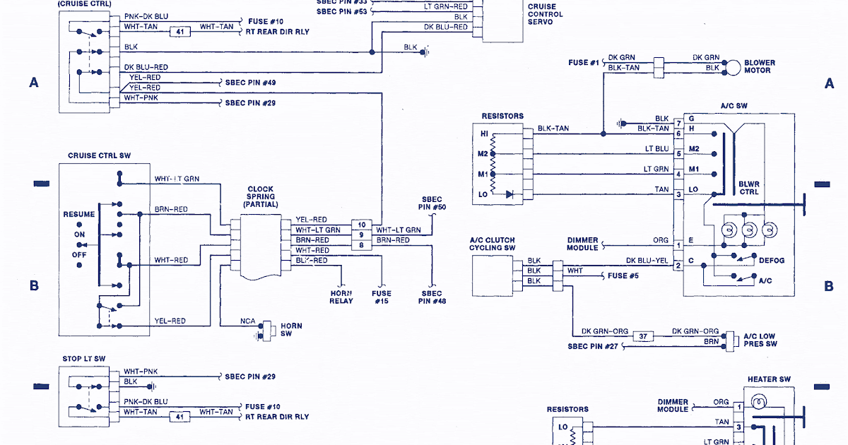 1990 Dodge Daytona Wiring Diagram | all about wiring diagram 1990 dodge spirit wiring diagram 