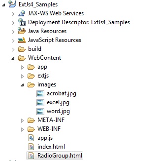 Extjs Radio Group Example 33