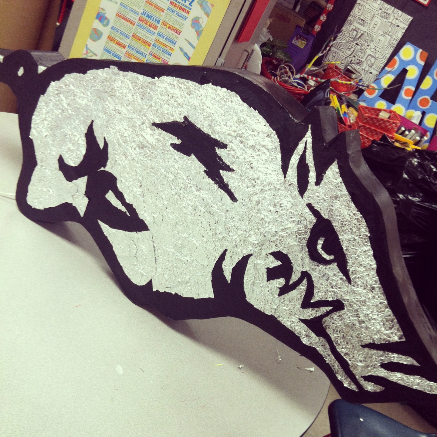 Starpower's Creations: Arkansas Razorback 3D sculpture