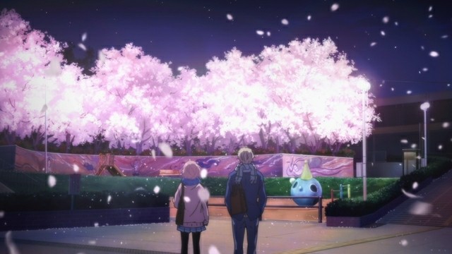 Kyoukai No Kanata Mirai Hen Cherry Blossom