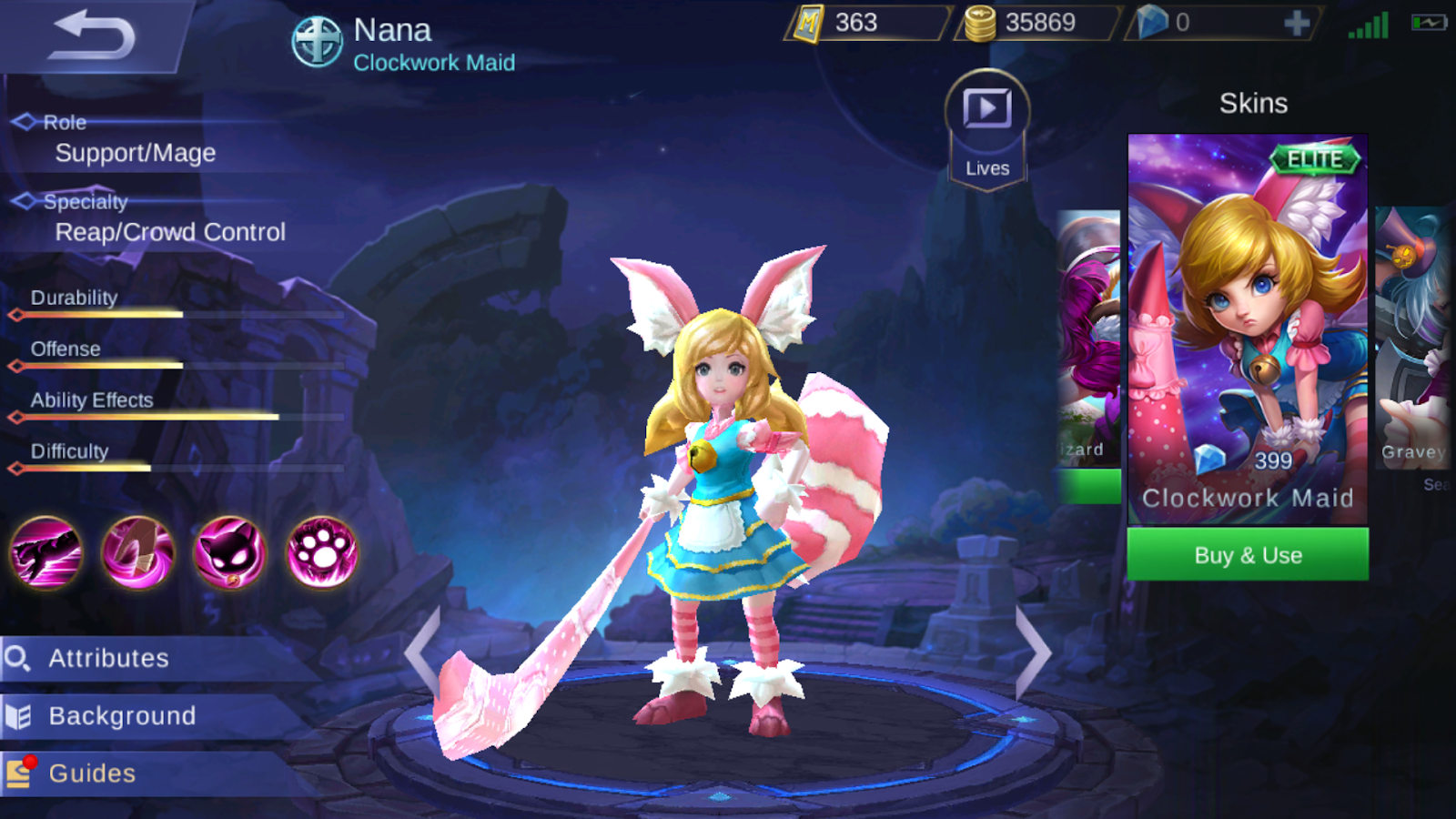 910+ Gambar Hero Mobile Legends Nana HD Terbaik
