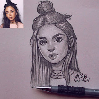 drawings of girls 👉 beautiful drawings 2019