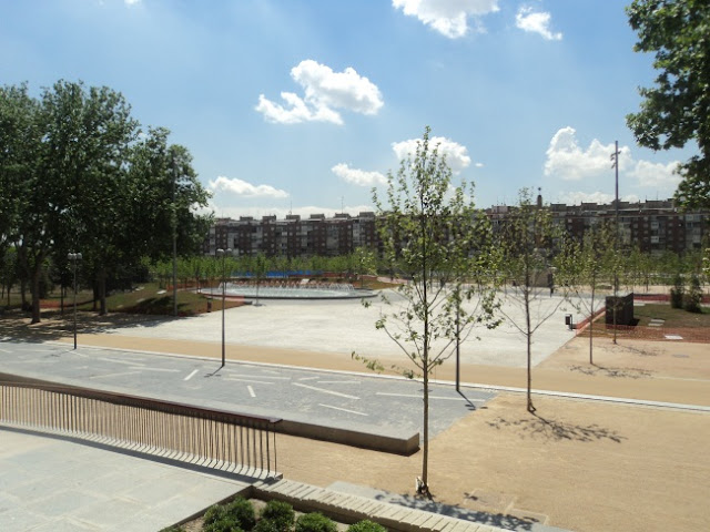 Así es la nueva playa de la Arganzuela. La playa de Madrid Río.