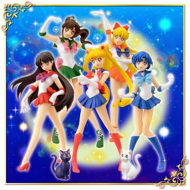 Nuevas figuritas de Sailor Moon por Bandai