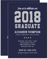 Graduation Party Invitation | 2018 Graduate