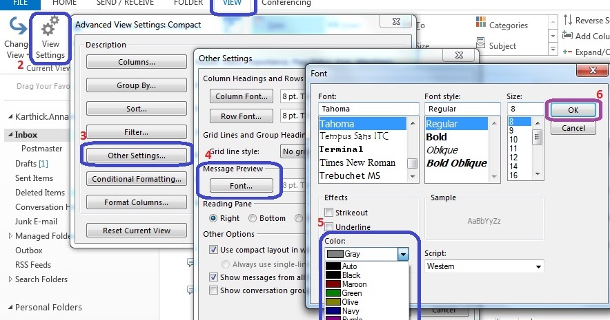 Change Font Color In Outlook
