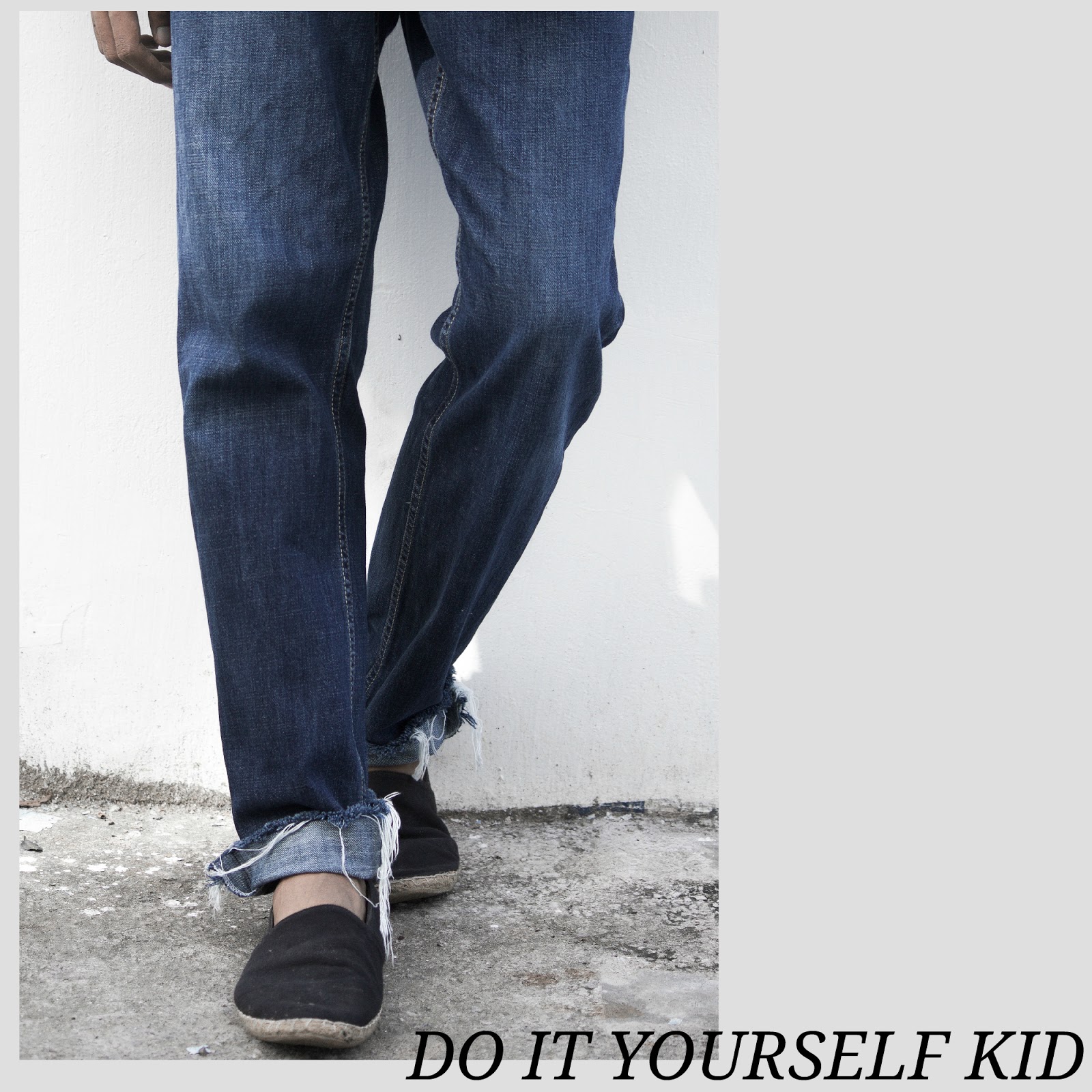 TheQuirkyMinimal by Kangkan Rabha Indian Menswear fashion blog denim-diy-how-to-do-raw-hem-jeans-menswear