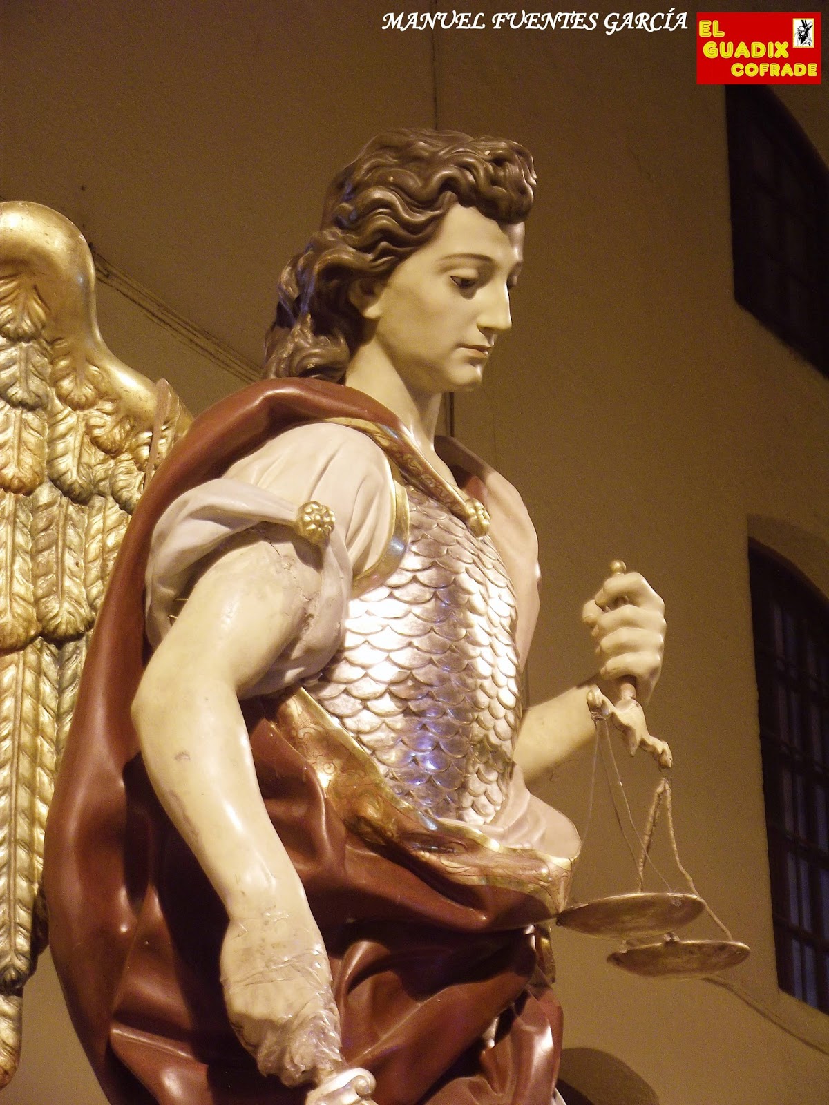 El Guadix Cofrade: LA IMAGEN DE SAN MIGUEL ARCÁNGEL SERÁ RESTAURADA