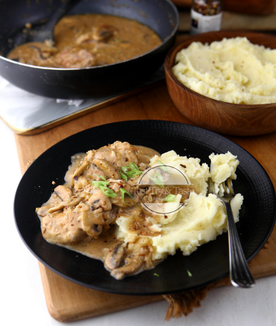 Resep Ayam Saus Jamur Creamy Just Try & Taste Resep Ayam Saus Jamur Creamy Just Try & Taste