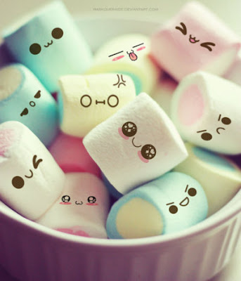 marshmallow, tumblr. comida doce açucar fofo