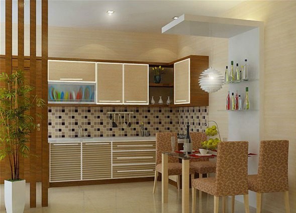 Desain Interior Ruang Makan Sederhana Minimalis Modern 