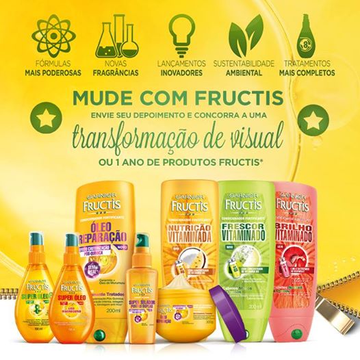Participar promoção Mude com Fructis