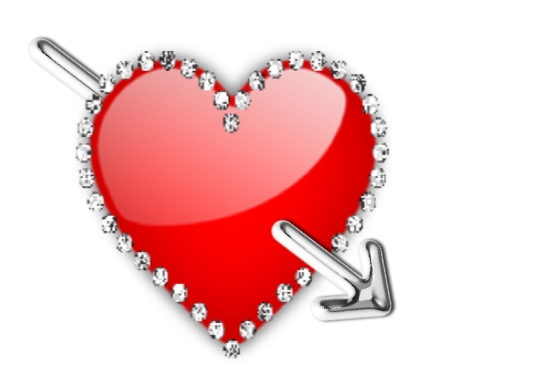 diamond heart clipart - photo #30