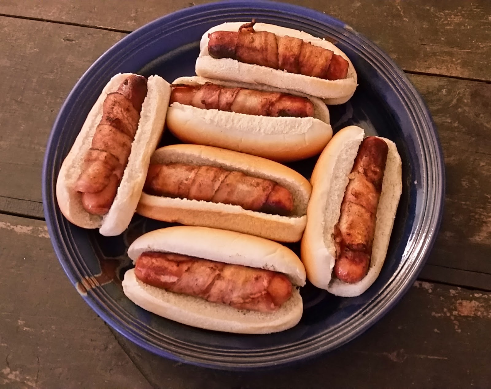 The Viking Chef Ben's Bacon Wrapped Cheddar Dogs