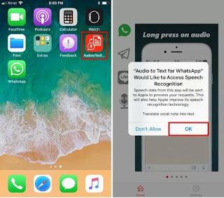 Cara Merubah Pesan Suara ke Teks di WhatsApp iOS