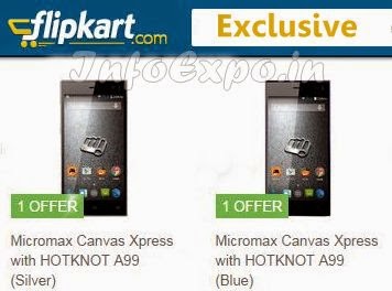 Buy Micromax Canvas Xpress A99 Android Exclusively from Flipkart