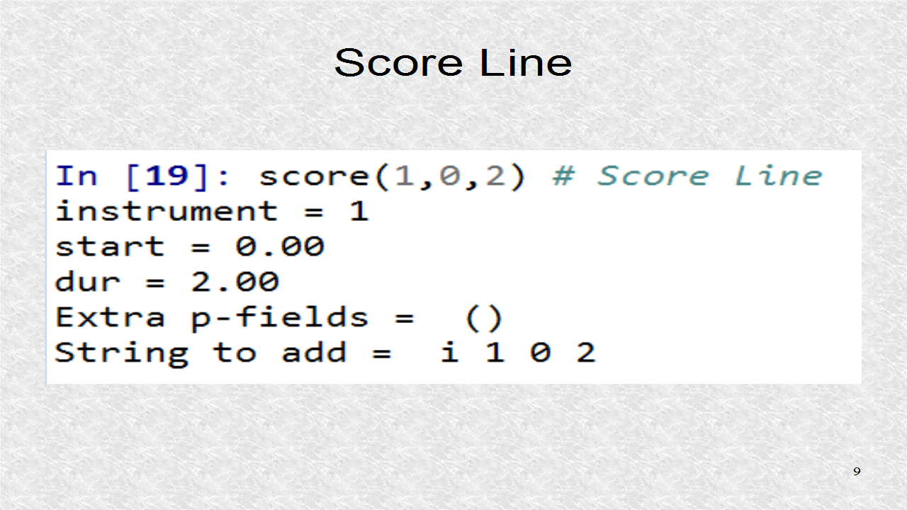 Audio Programming In Python: 17. Using the Csound Module