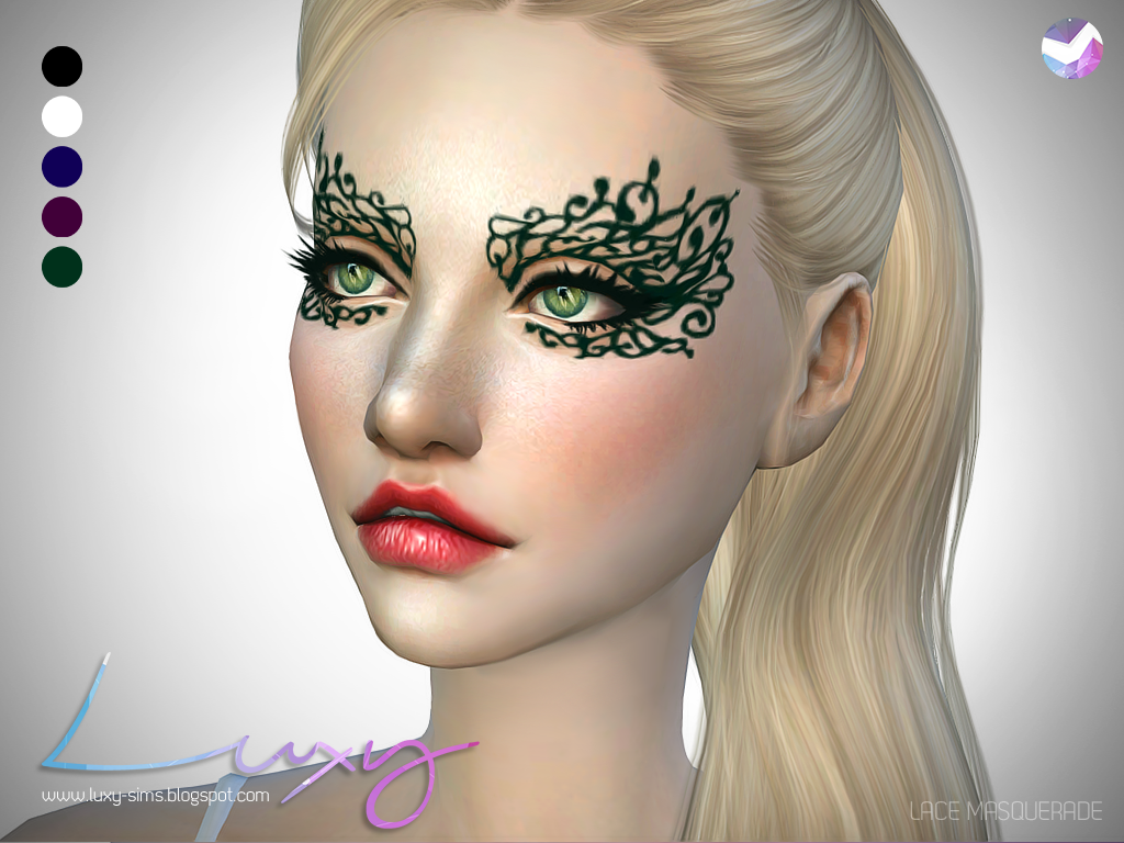 LuxySims: Lace EyeMask