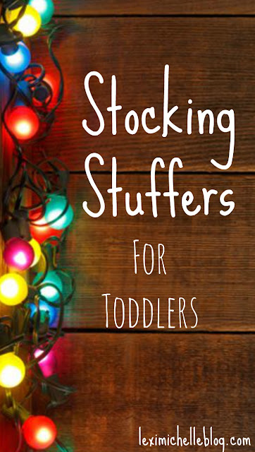 Great list of stocking stuffers for toddlers! Christmas stocking stuffers