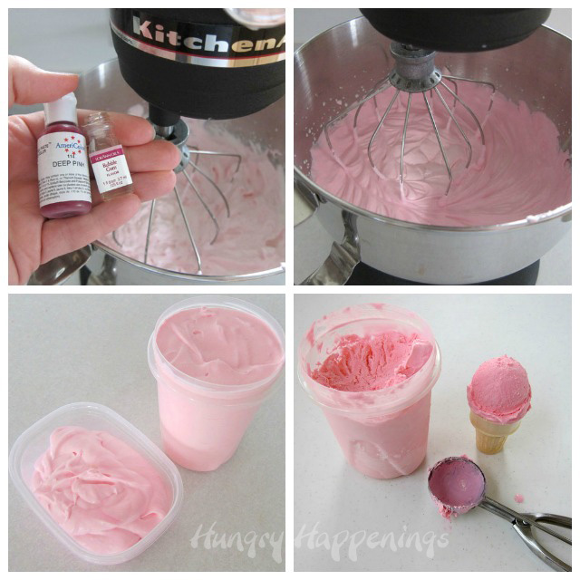 Pink Bubble Gum Ice Cream Cone Pigs Hungry Henings Homemade Bubble Gum Ice Cream Recipe