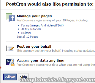 Schedule Your Facebook Status Schedule Your Facebook Status