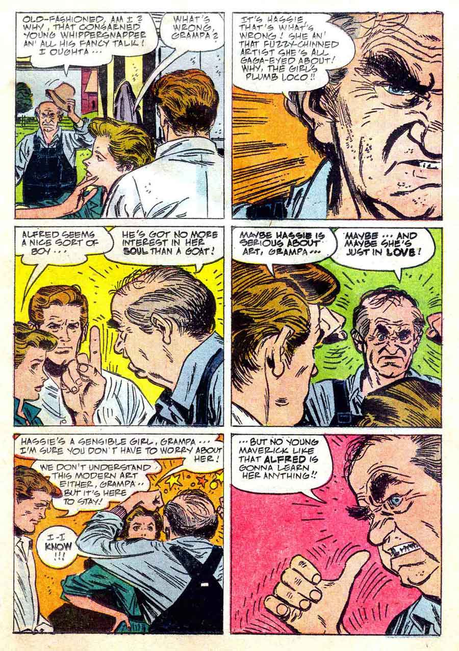 Real McCoys / Four Color Comics #1134 dell comic book page art by Alex Toth