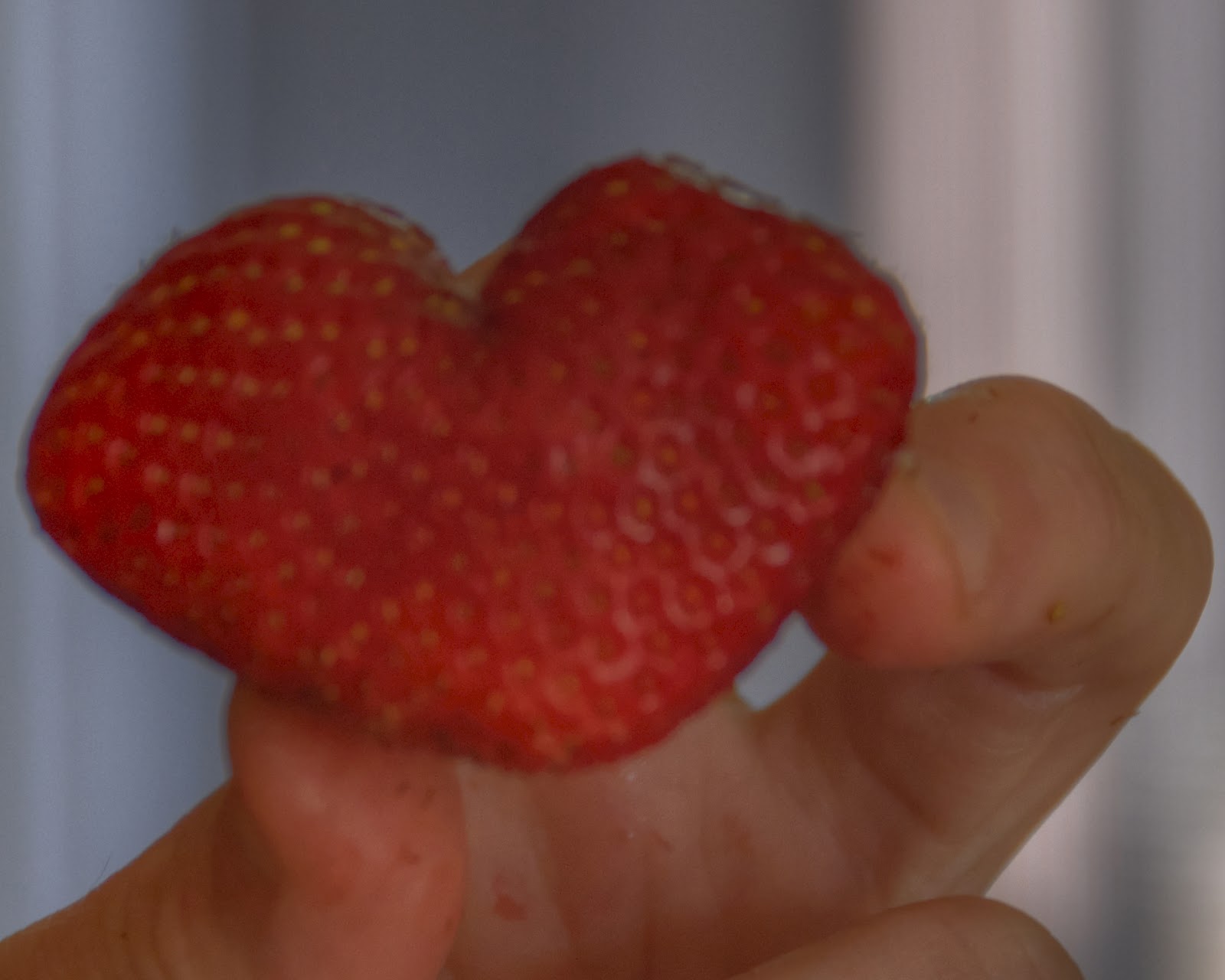 Nature Big Nature Small Heart Shaped Strawberry