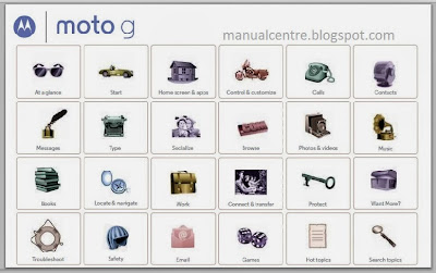 Motorola Moto G Manual Cover Motorola Moto G Manual Cover