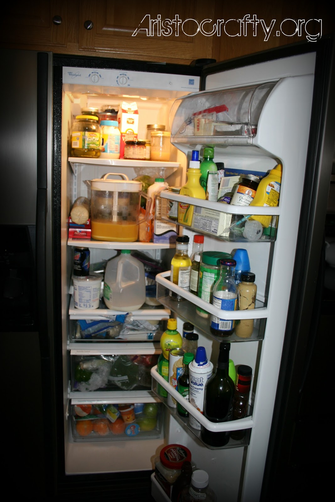 Aristocrafty Get Organized Friday's Fidge Cleanout