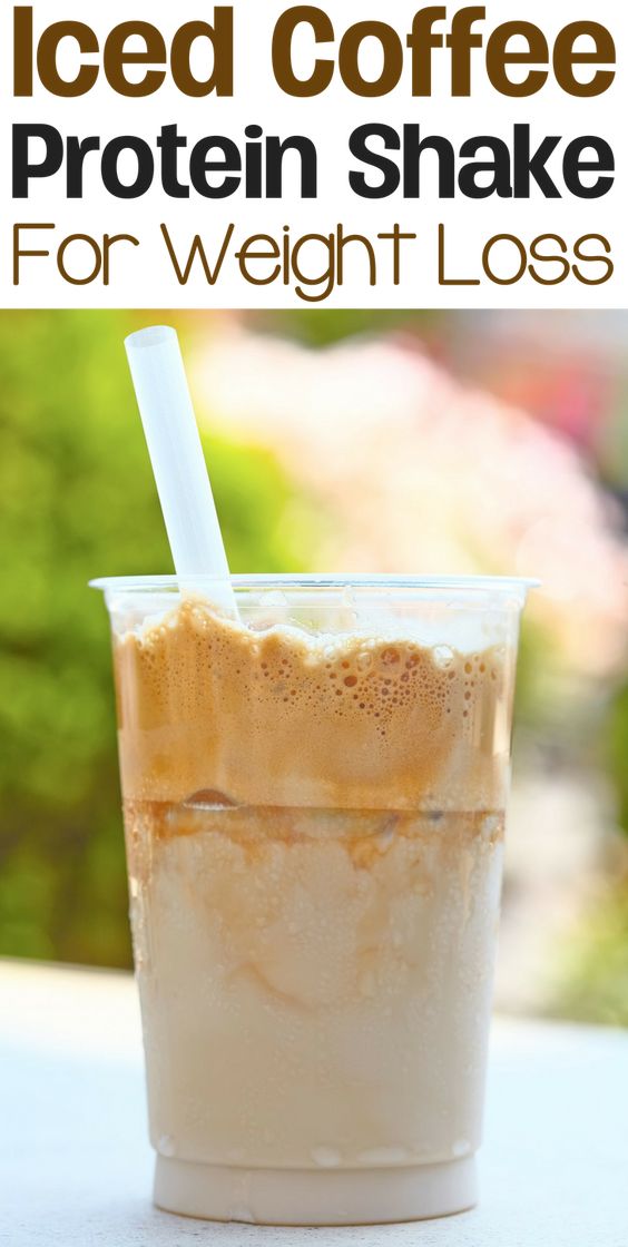Healthy Iced Coffee Protein Shake Recipe