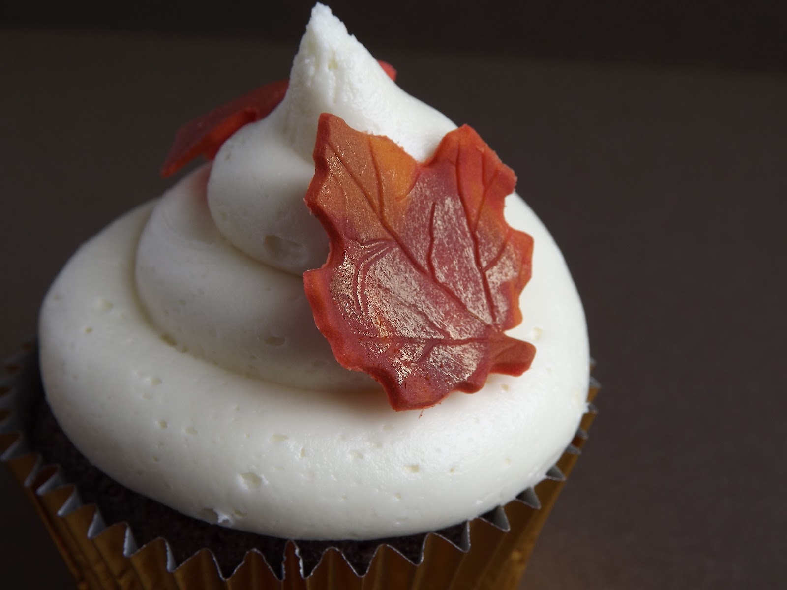 Maple Leaf Cupcakes