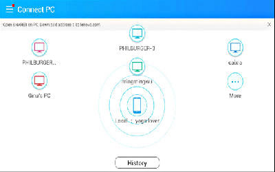 ShareIt - Partage de fichiers sur Windows