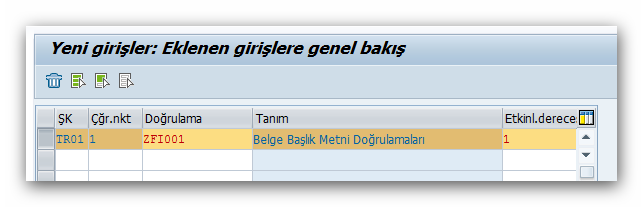 sap dogrulama işlemleri